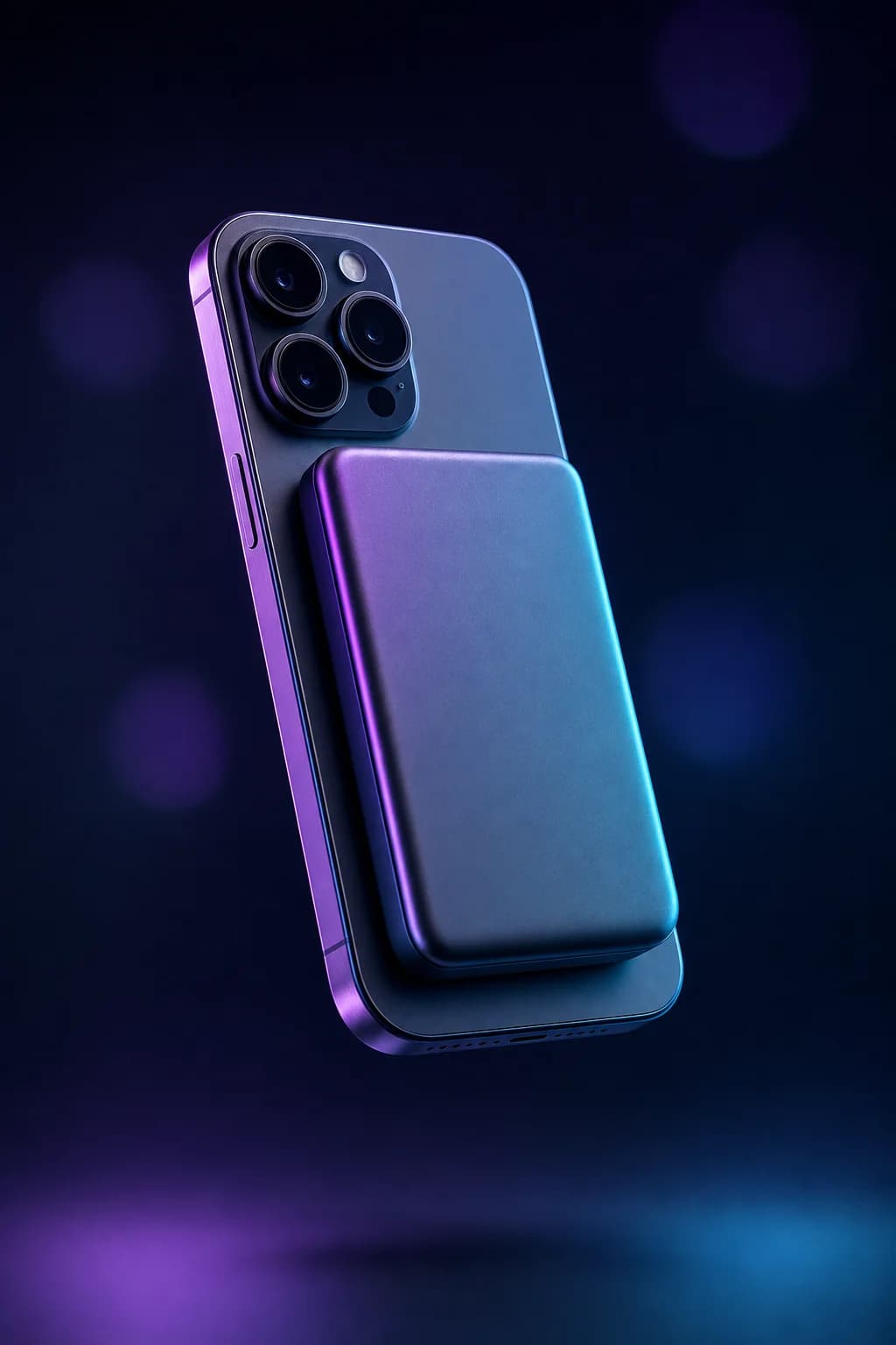 Toocki MagSafe Power Bank snapped onto iPhone